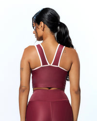 Serene Bra-Tank in Ruby