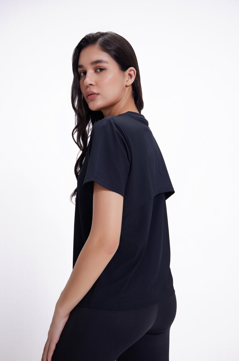 Aerial Rib Layer-Back Tee