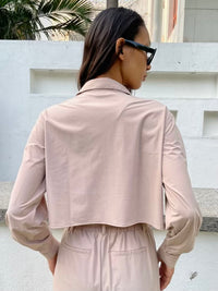 Stone Cropped Overshirt