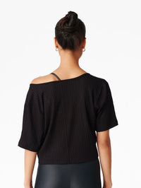 Onyx Effortless Cropped Tee