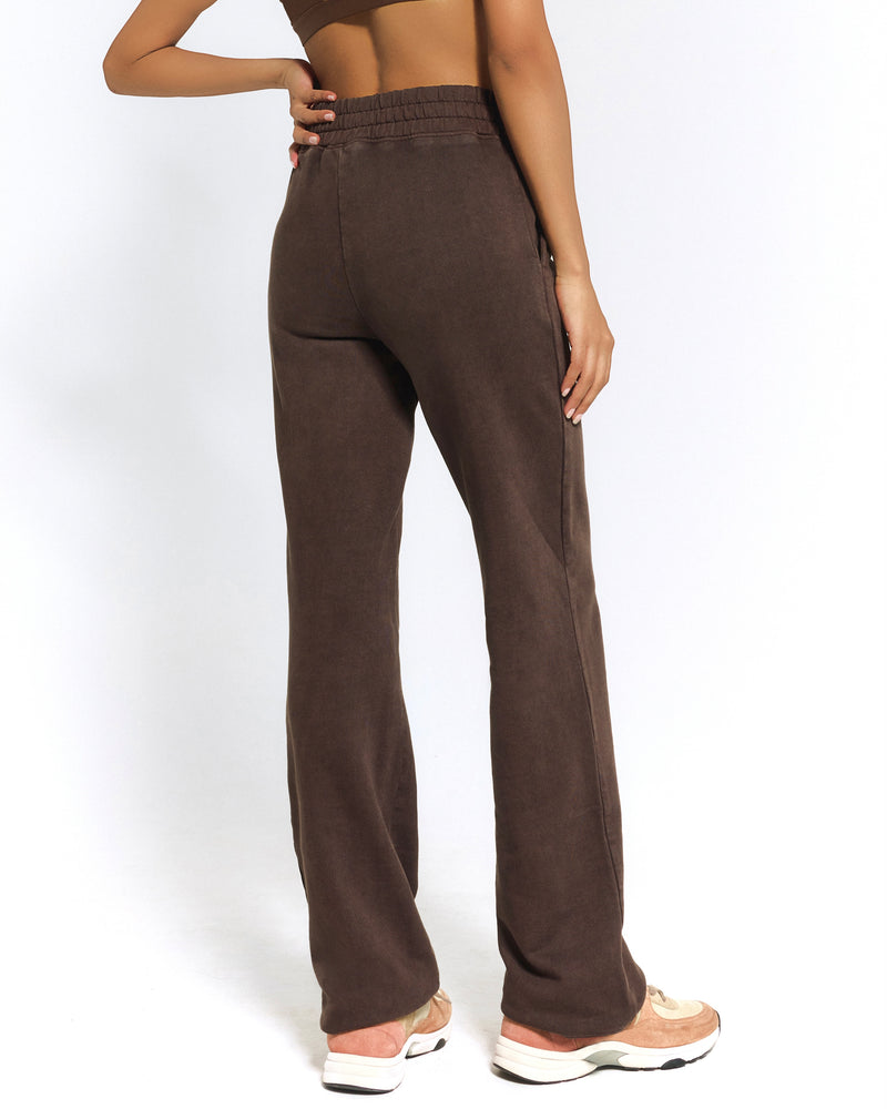 Mocha Wide Leg Sweats