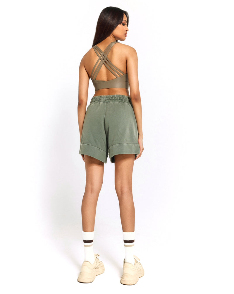 Sage Washed Shorts